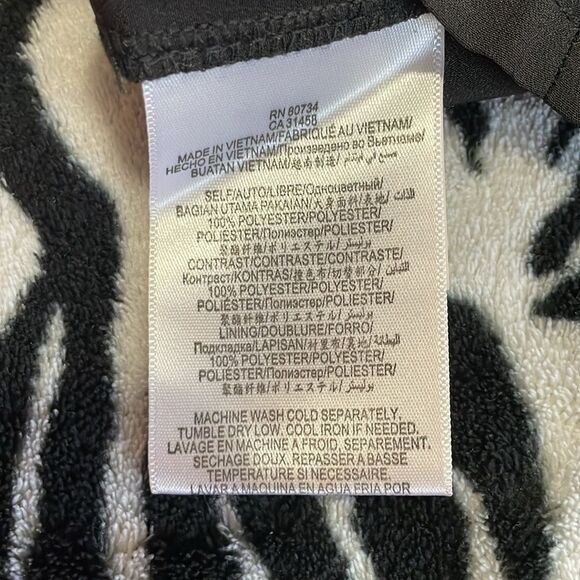 BCBGeneration black cheetah print trouser skinny straight dress pants size xxs - Picture 10 of 10